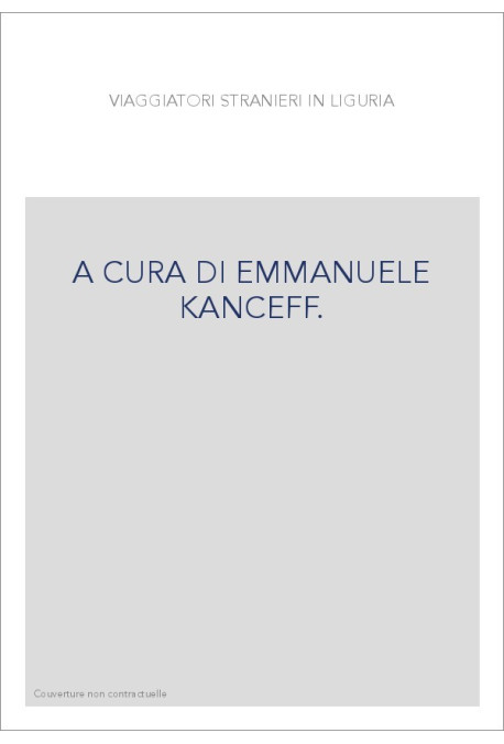 A CURA DI EMMANUELE KANCEFF.
