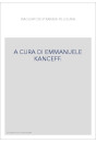A CURA DI EMMANUELE KANCEFF.