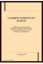 COMMENCEMENTS DU ROMAN