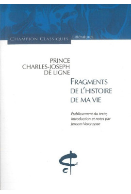 FRAGMENTS DE L'HISTOIRE DE MA VIE