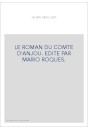 LE ROMAN DU COMTE D'ANJOU