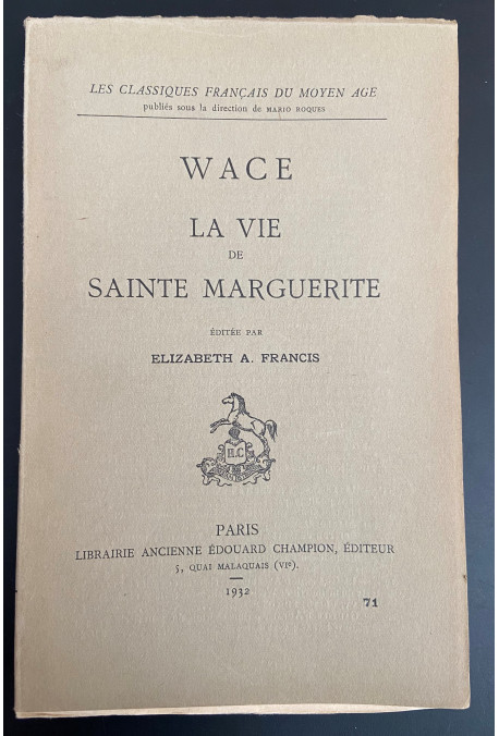 LA VIE DE SAINTE MARGUERITE