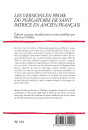 LES VERSIONS EN PROSE DU PURGATOIRE DE SAINT PATRICE EN ANCIEN FRANÇAIS