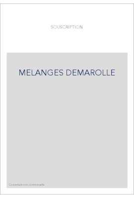 MELANGES DEMAROLLE