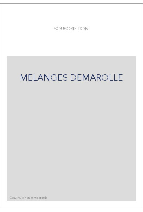 MELANGES DEMAROLLE