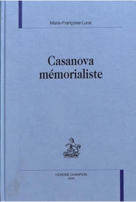 CASANOVA MEMORIALISTE.