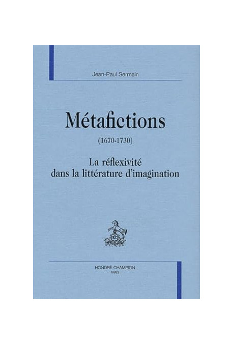 LA REFLEXIVITE DANS LA LITTERATURE D'IMAGINATION