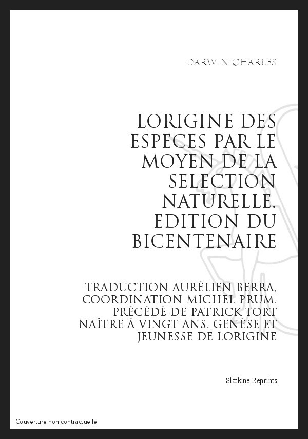OEUVRES COMPLETES VOL. XVII. L'ORIGINE DES ESPECES