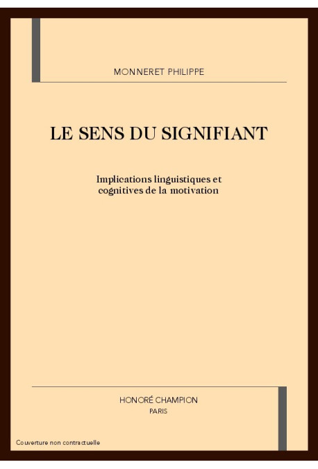 LE SENS DU SIGNIFIANT