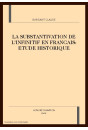 LA SUBSTANTIVISATION DE L'INFINITIF EN FRANCAIS : ETUDE HISTORIQUE