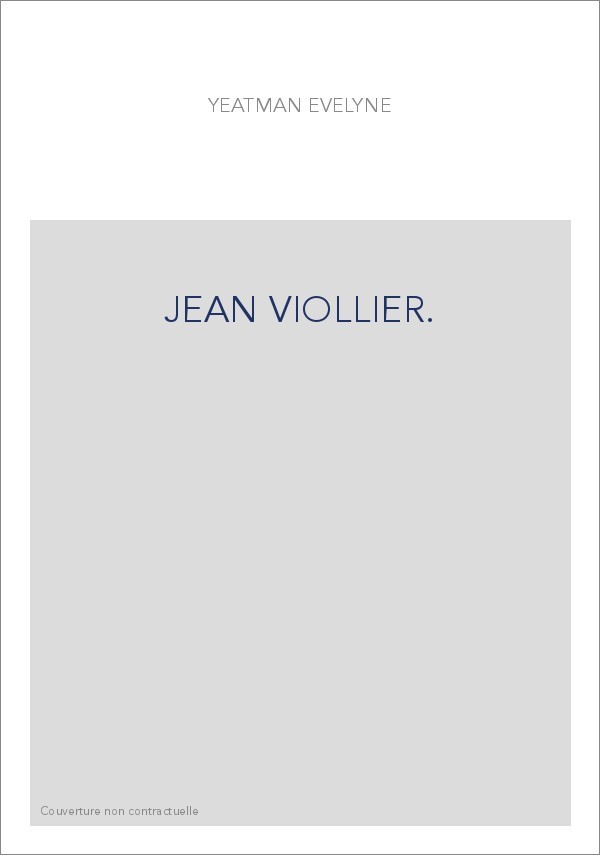 JEAN VIOLLIER.