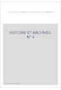 HISTOIRE ET ARCHIVES, JUILLET-DÉCEMBRE 1998