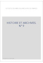HISTOIRE ET ARCHIVES, JANVIER-JUIN 2001
