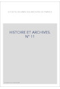 HISTOIRE ET ARCHIVES, JANVIER-JUIN 2002