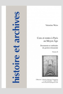 CENS ET RENTES A PARIS AU MOYEN AGE