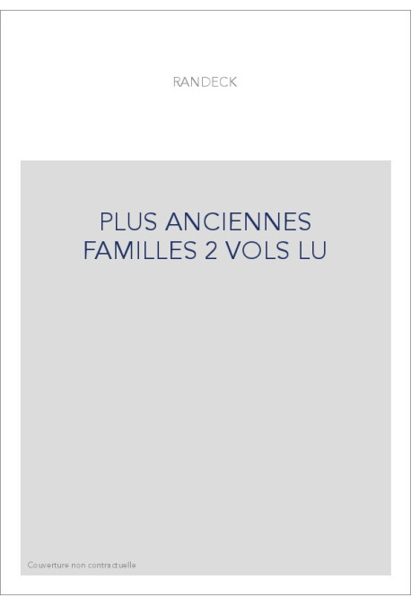 PLUS ANC FAMIL 2VOLS LUXE