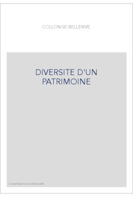 DIVERSITE D'UN PATRIMOINE