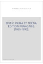 EDITIO PRIMA ET TERTIA. EDITION FRANCAISE. (1865-1893).