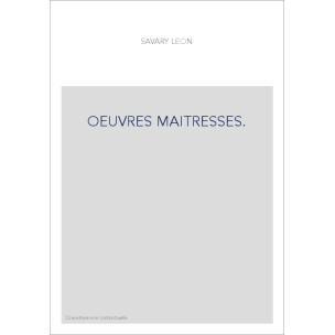 OEUVRES MAITRESSES.