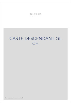 CARTE DESCENDANT GL CH