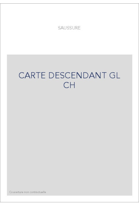 CARTE DESCENDANT GL CH