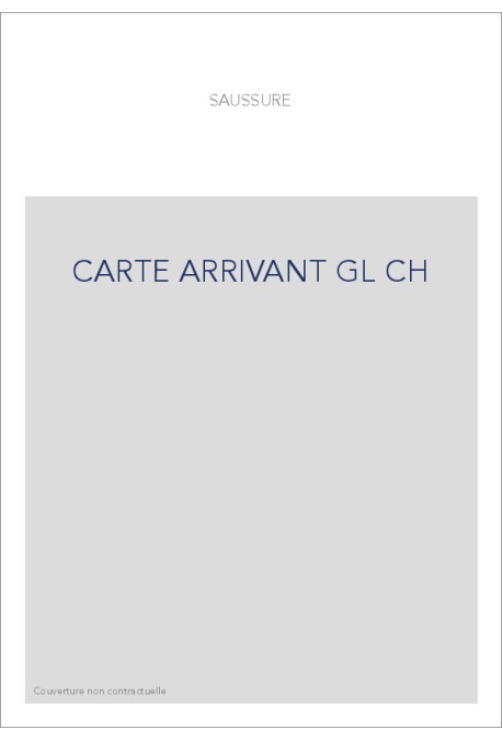 CARTE ARRIVANT GL CH