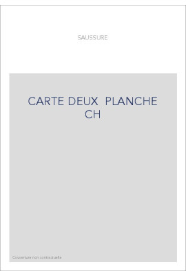 CARTE DEUX  PLANCHE CH