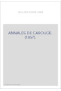 ANNALES DE CAROUGE. (1857).