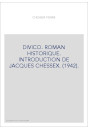 DIVICO. ROMAN HISTORIQUE. INTRODUCTION DE JACQUES CHESSEX. (1942).