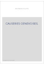 CAUSERIES GENEVOISES.