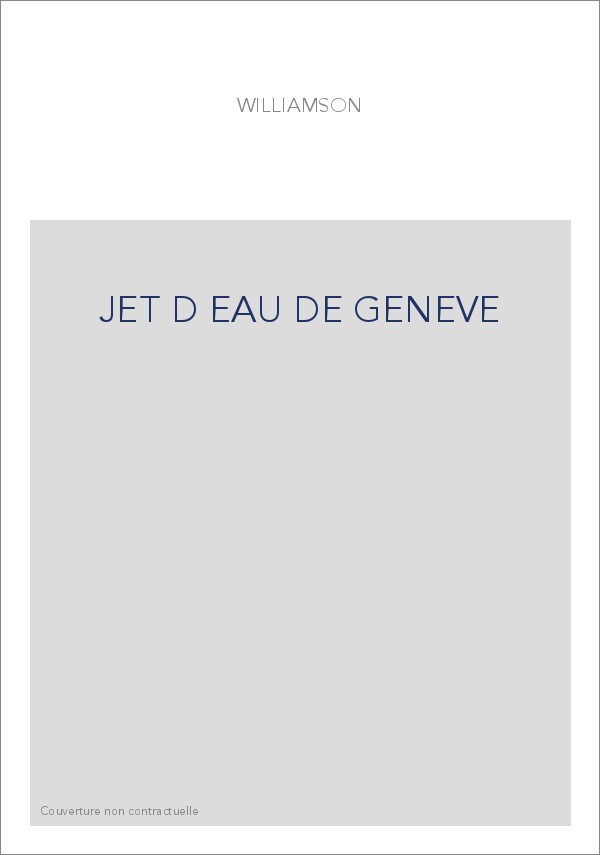 JET D EAU DE GENEVE