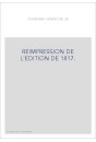 REIMPRESSION DE L'EDITION DE 1817.