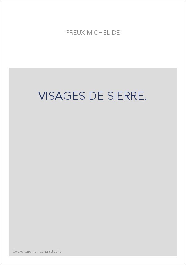 VISAGES DE SIERRE.