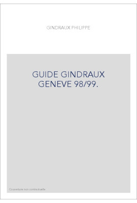 GUIDE GINDRAUX GENEVE 98/99.
