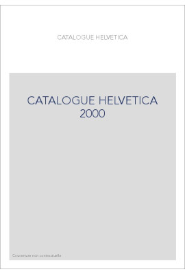 CATALOGUE HELVETICA 2000
