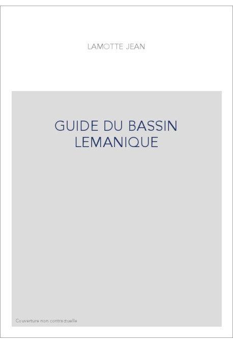 GUIDE DU BASSIN LEMANIQUE