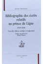 BIBLIOGRAPHIE DES ECRITS RELATIFS AU PRINCE DE LIGNE. 1749-2004