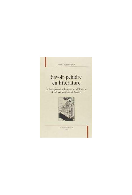 SAVOIR PEINDRE EN LITTERATURE