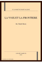 LA VOIX ET LA FRONTIERE : SUR CLAUDE SIMON