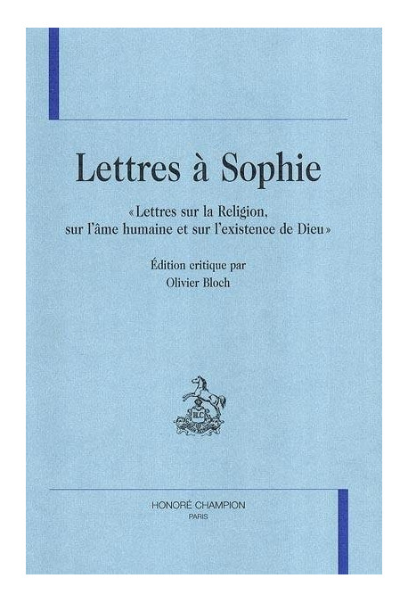 LETTRES À SOPHIE