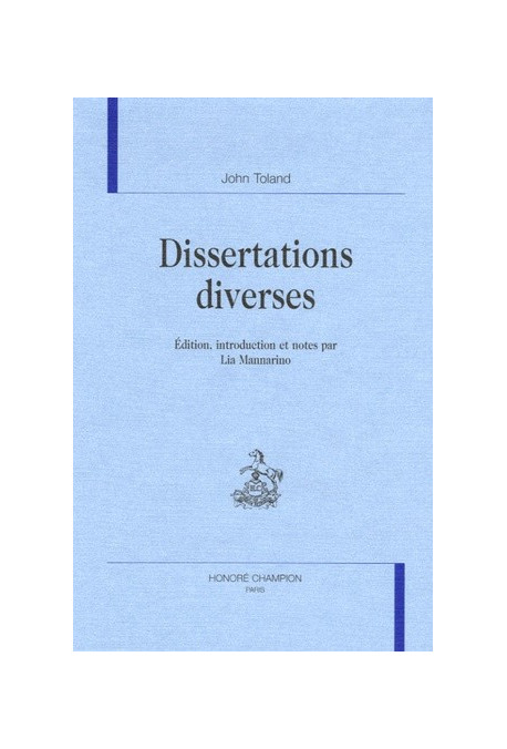 DISSERTATIONS DIVERSES