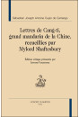 LETTRES DE CANG-TI, GRAND MANDARIN DE LA CHINE, RECUEILLIES PAR MYLORD SHAFTESBURY