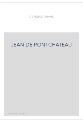 JEAN DE PONTCHATEAU