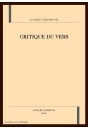 CRITIQUE DU VERS