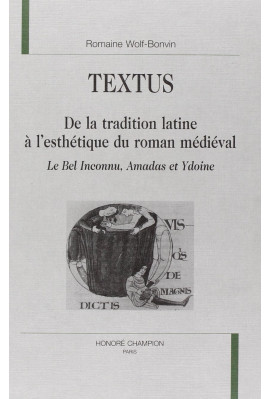 TEXTUS. DE LA TRADITION LATINE A L'ESTHETIQUE DU ROMAN MEDIEVAL. LE BEL INCONNU, AMADAS ET YDOINE.