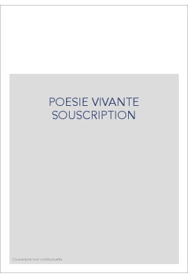 POESIE VIVANTE MELANGES ALBERT-BIROT A