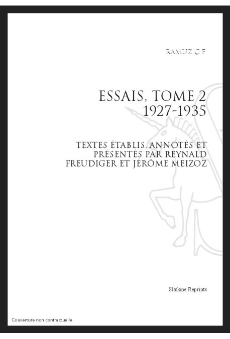 OEUVRES COMPLETES XVI. ESSAIS II. 1927-1935