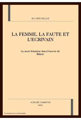 LA FEMME, LA FAUTE ET L'ECRIVAIN