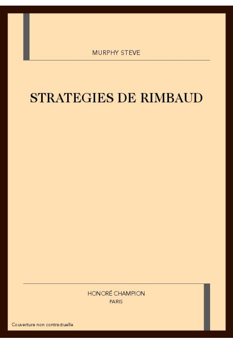 STRATEGIES DE RIMBAUD