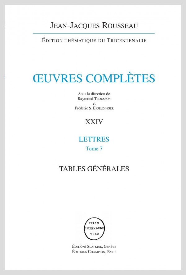 OEUVRES COMPLETES EN 24 VOLUMES